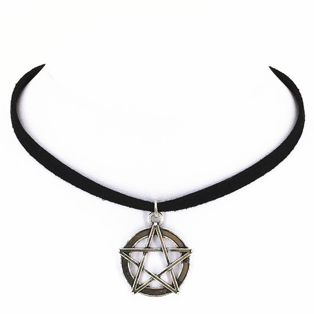 Fashion Black Velvet Ribbon Choker Necklace for Women