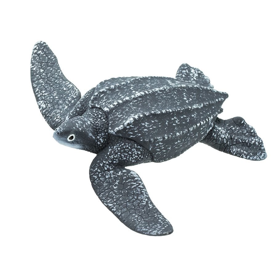 Leatherback Sea Turtle Toy - Hand-Painted Realistic Figure