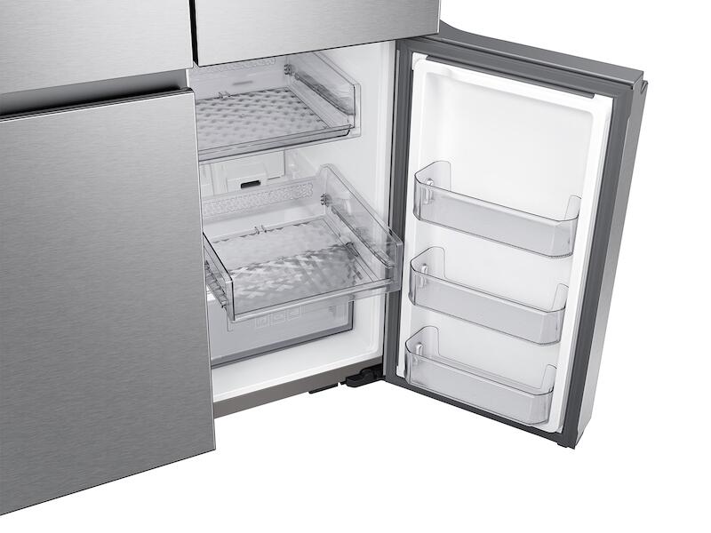 Samsung RF23A9671SR 23 Cu. Ft. Smart Counter Depth 4-Door Flex™ Refrigerator With Beverage Center And Dual Ice Maker In Stainless Steel