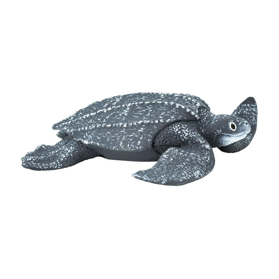 Leatherback Sea Turtle Toy - Hand-Painted Realistic Figure