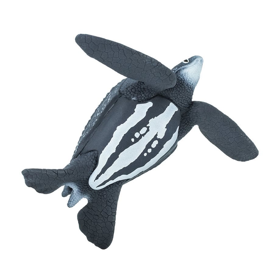 Leatherback Sea Turtle Toy - Hand-Painted Realistic Figure