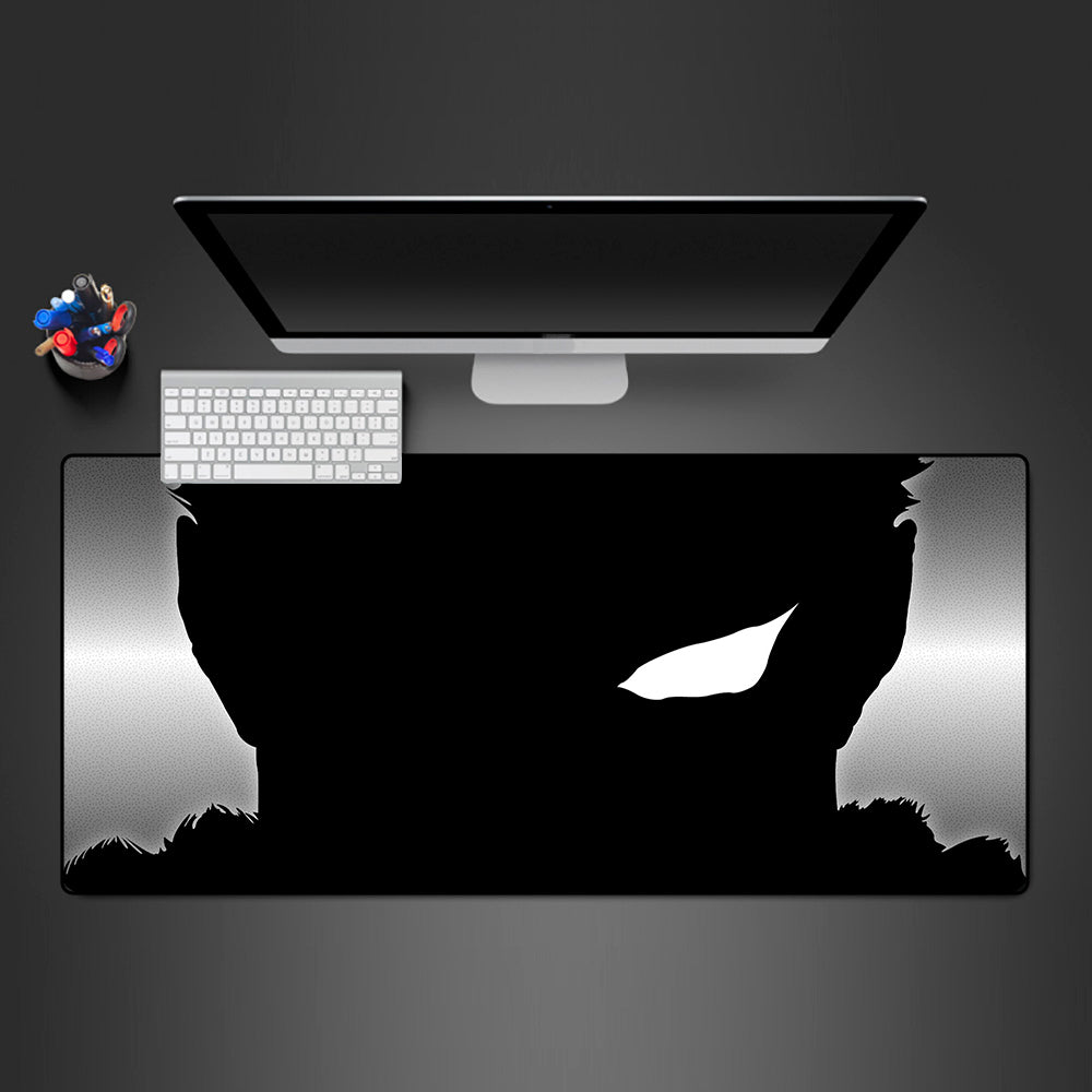 Guts Eye Black & White Design Gaming Mouse Pad - M-XXL Size, Non-Slip Rubber Base