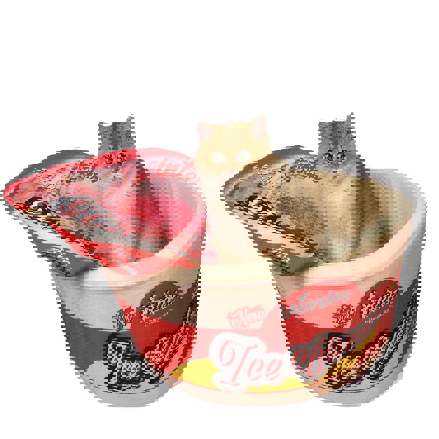 Design Instant Noodle Dog Round Closed Cat Litter Cute Shiba Inu Pet Supplies