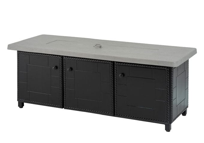 Gensun - Meridian 24X 60 Rectangular Gas Fire Pit With Modanō/Paradise Base | 1045GTC5