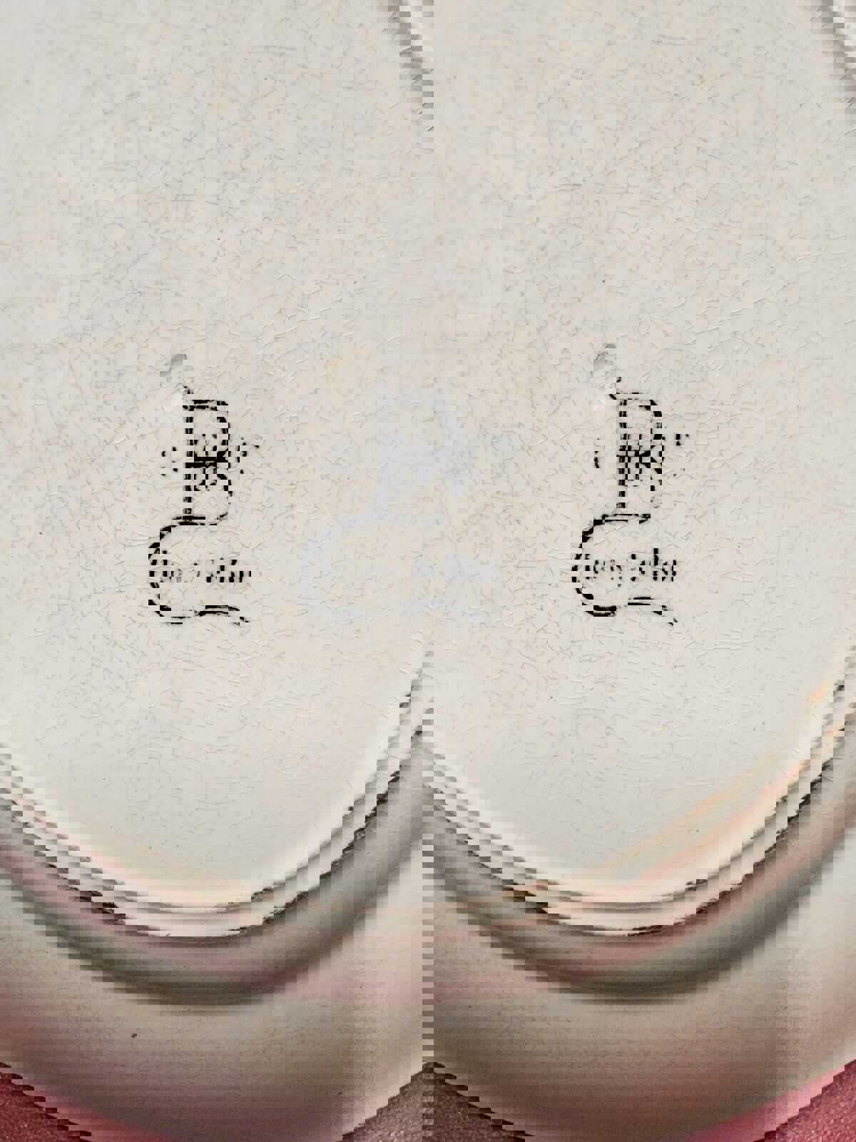 Antique 1800s French Hautin Boulanger Cie Choisey Le Roi Majolica Plate