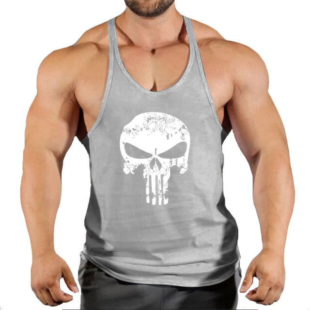 New Brand Men's Fitness Gym Stringing Vests - Bodybuilding Workout Sleeveless Shirts