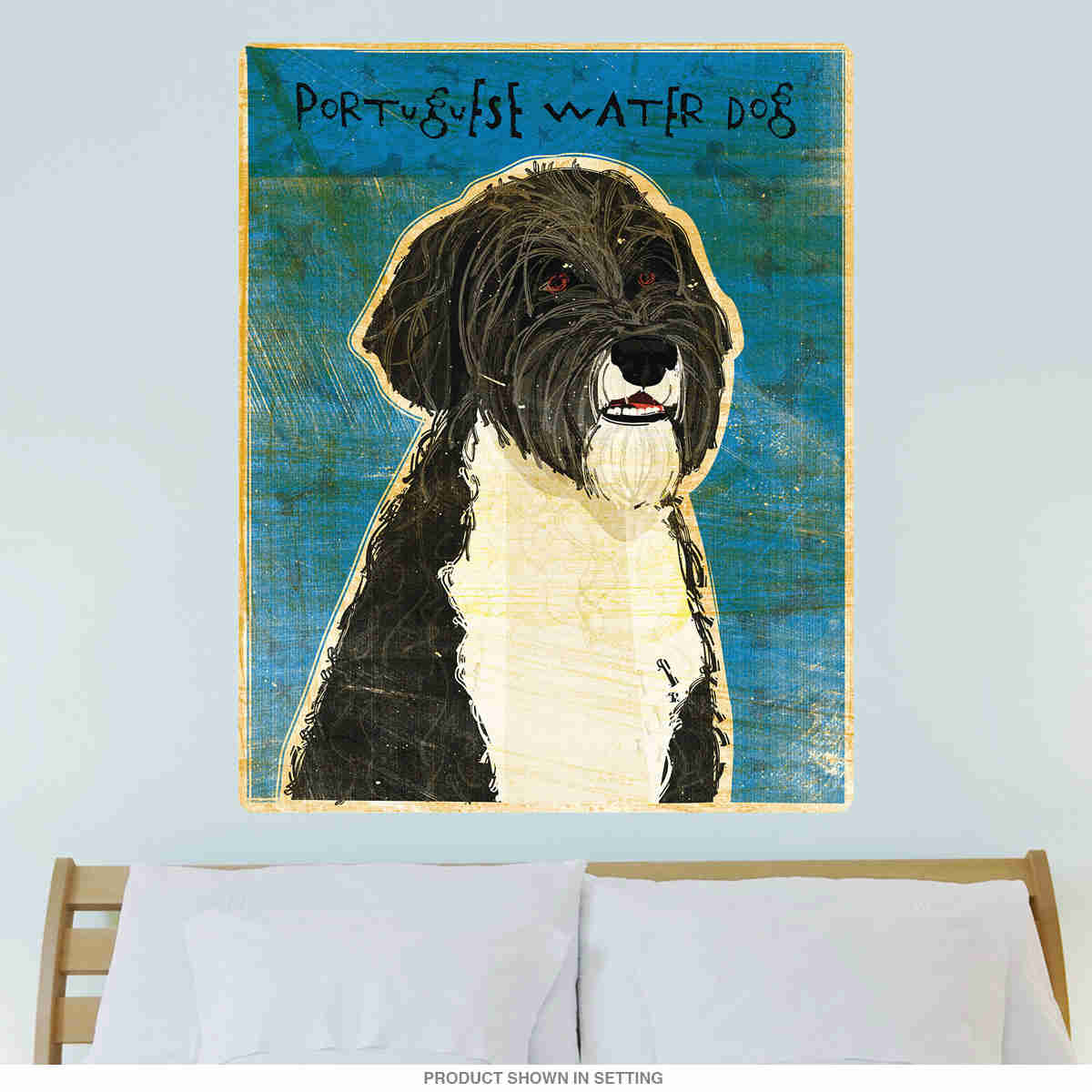 Portuguese Water Dog Pet Wall Decal