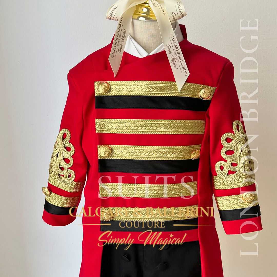 Luxury Nutcracker Baby Boys Toy Soldier Costume 4-Piece Ensemble