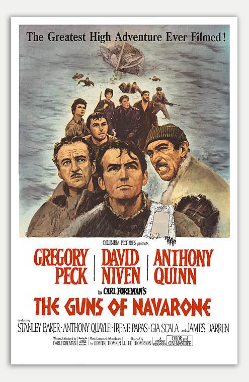 Guns of Navarone - 11 x 17 Movie Poster