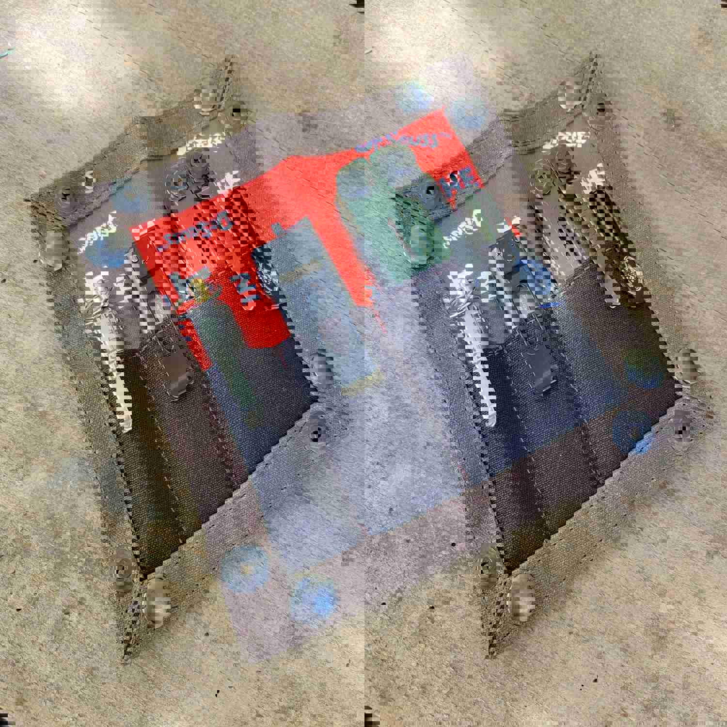 Dr Suess Themed Waxed Canvas EDC Travel Tray 2.0