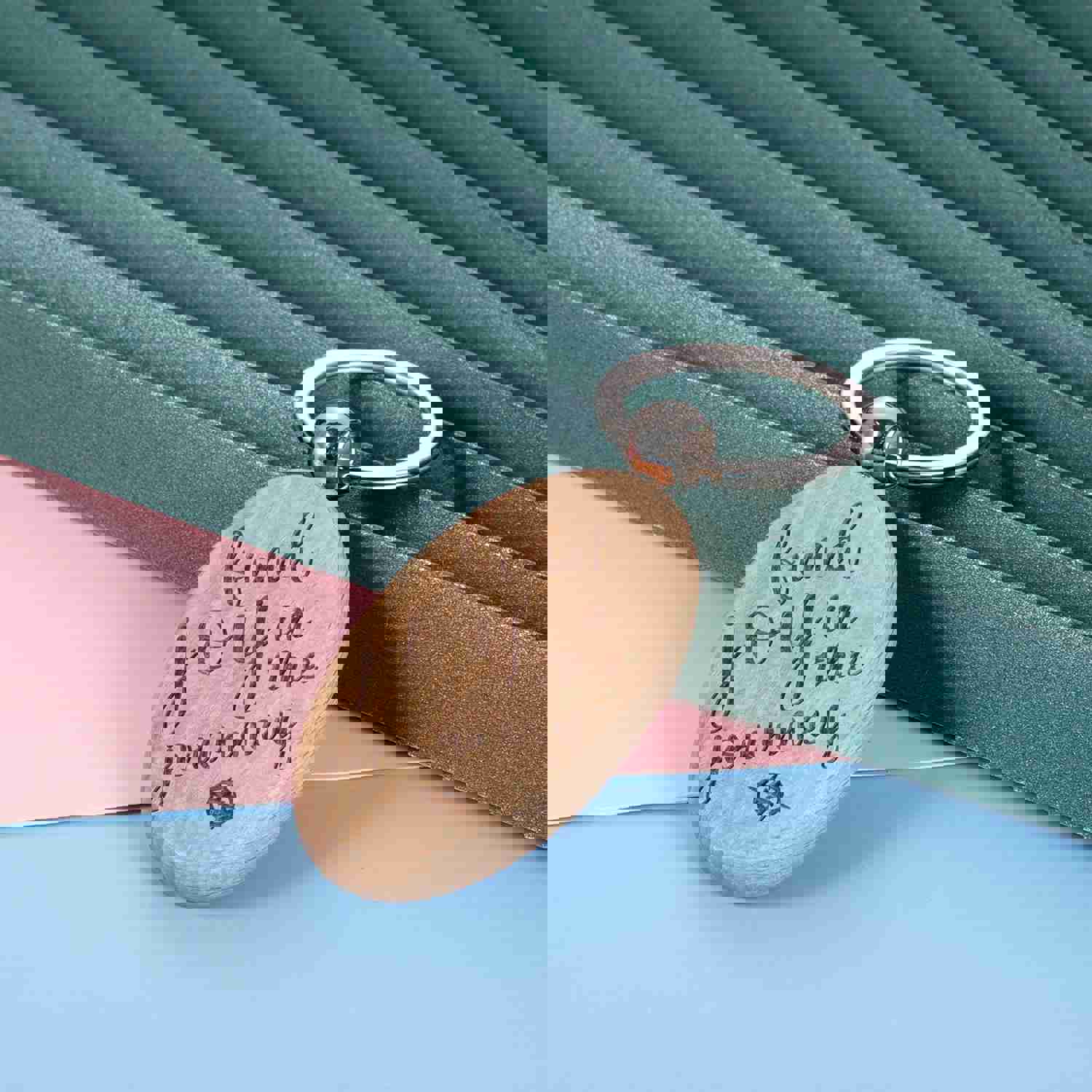 Happy Camper Decor Keychain - Perfect RV Accessories for Travel Enthusiasts