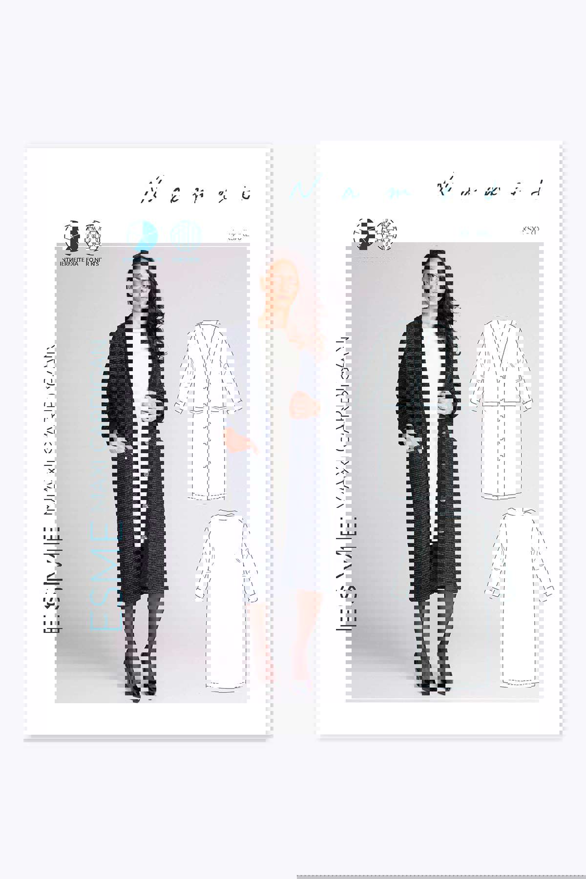 Named Clothing - Esme Maxi Cardigan PDF Digital Pattern