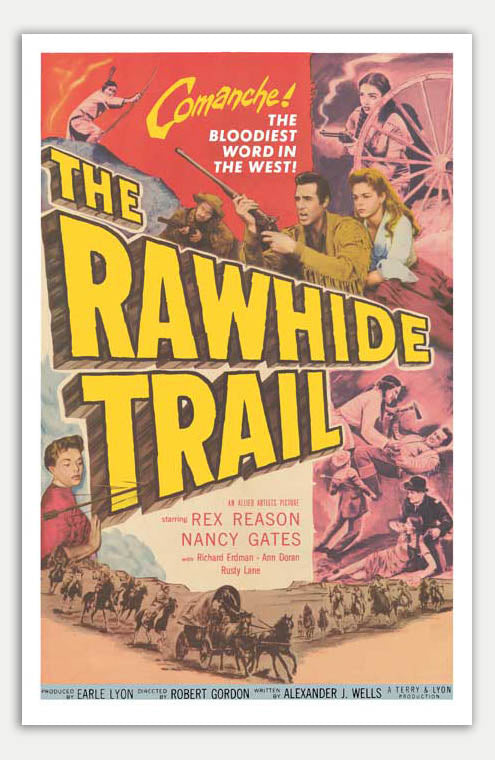 Rawhide Trail - 11 x 17 Movie Poster (1958 Reprint, Western Genre)