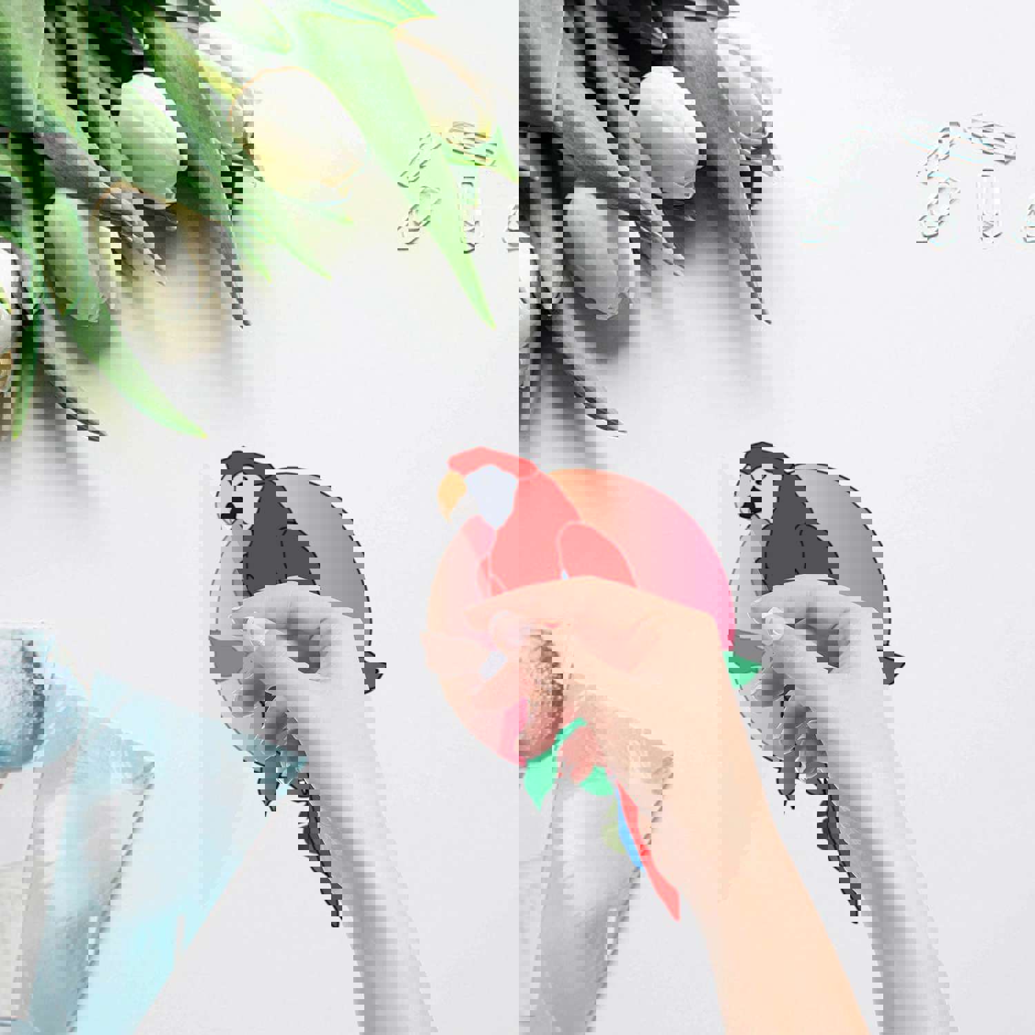 Craspire PVC Window Sticker Set - Animal Pattern, 16x16cm, 8pcs for Home Decoration