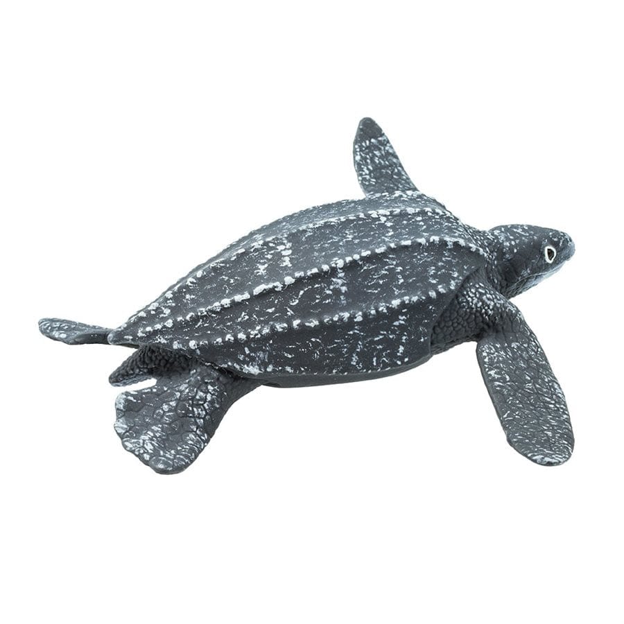 Leatherback Sea Turtle Toy - Hand-Painted Realistic Figure