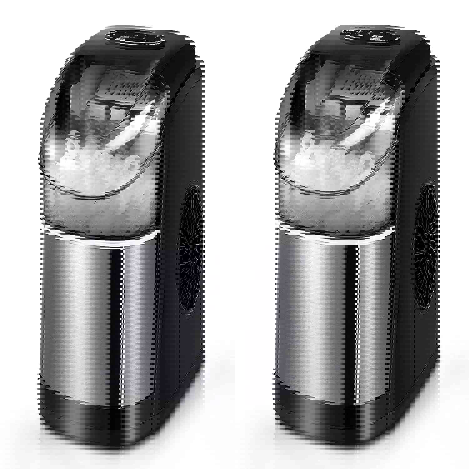 Dreamiracle Ice Maker Machine for Countertop, Self-Cleaning, 26Lbs/24H, 9 Ice in 6 Mins, Compact for Home/Party/Camping (Black)