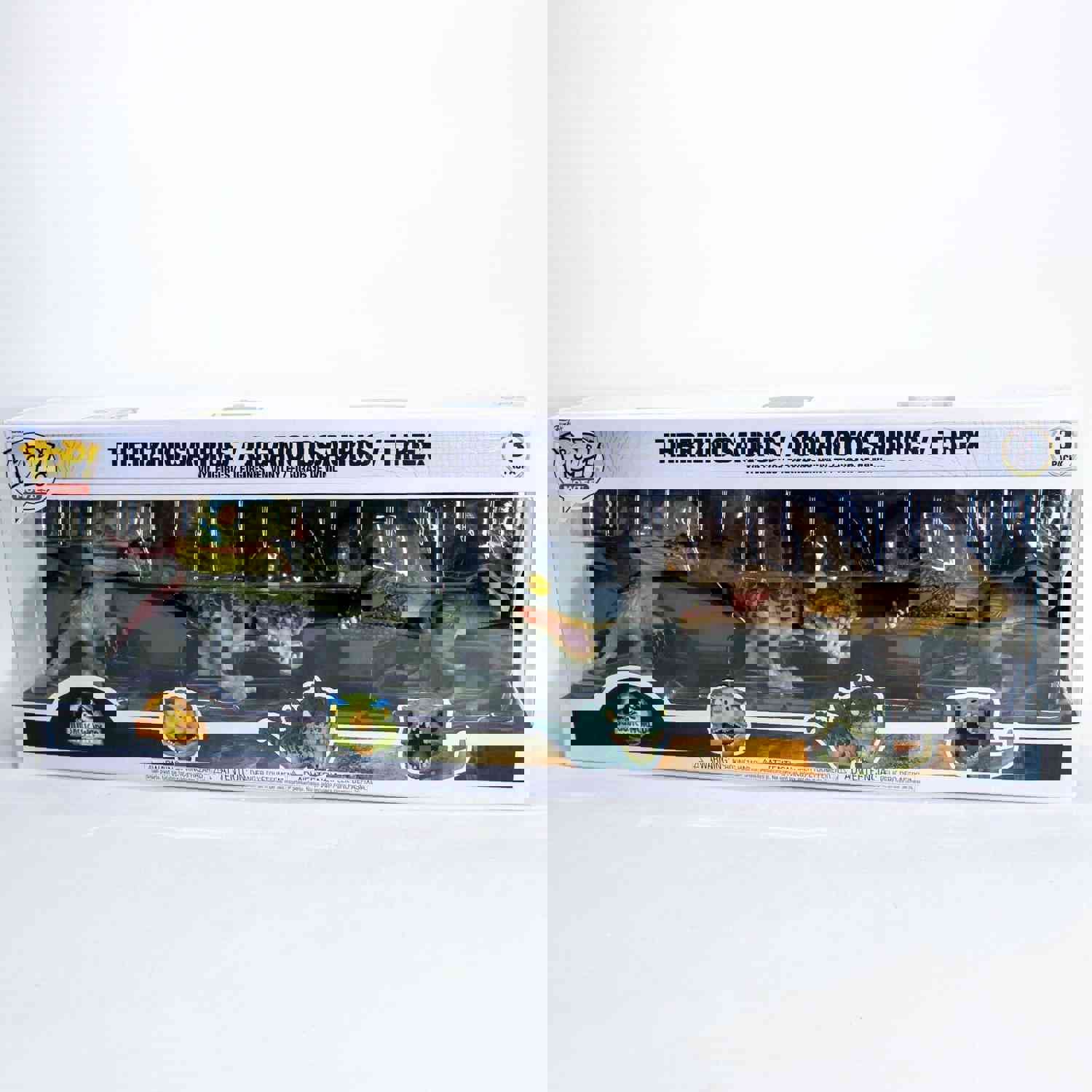 Funko Pop Movies Jurassic World Dominion Dinosaur T.Rex Giganotosaurus 3 Pack