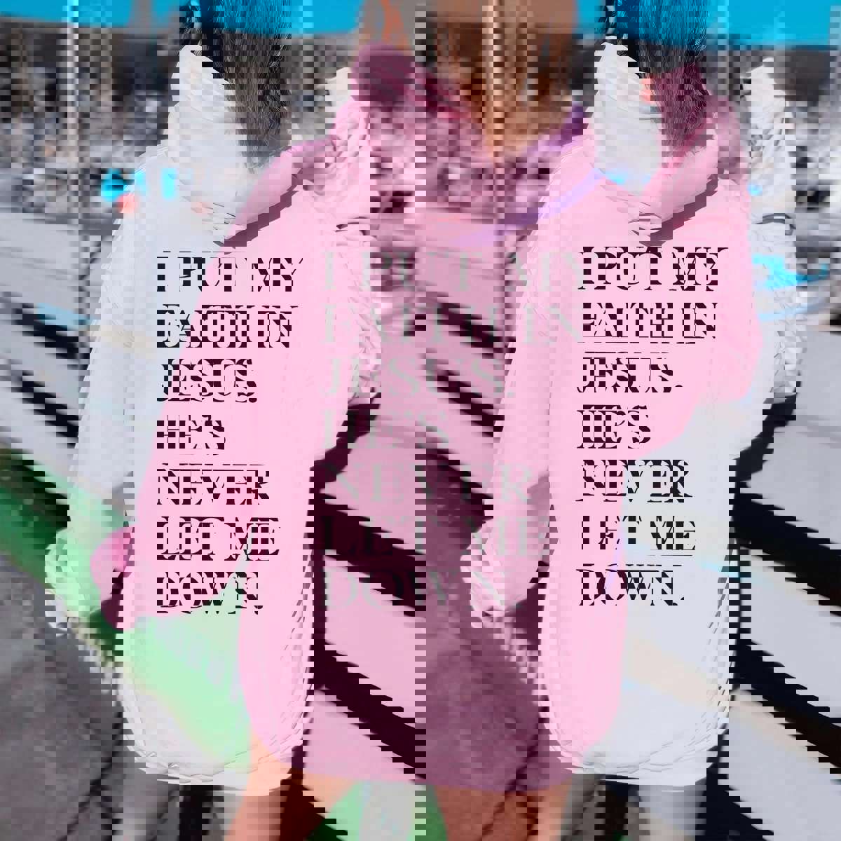 I Put My Faith In Jesus Hoodie - Religious Unisex Hoodie