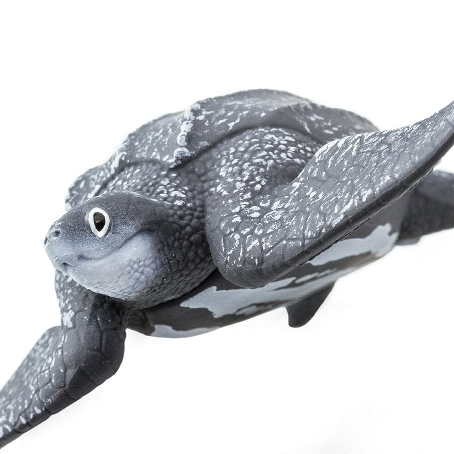 Leatherback Sea Turtle Toy - Hand-Painted Realistic Figure