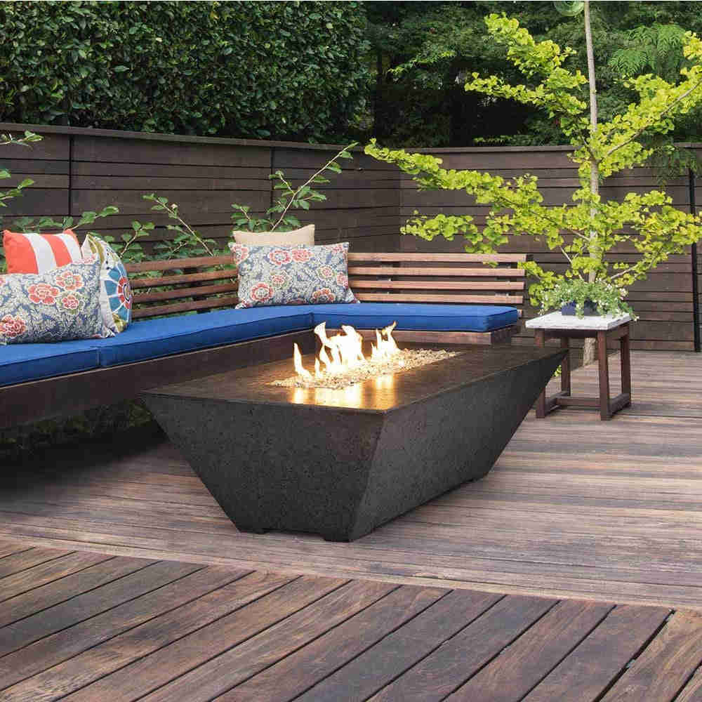 Grand Canyon Olympus Rectangular 72L x 18H Gas Fire Pit Table