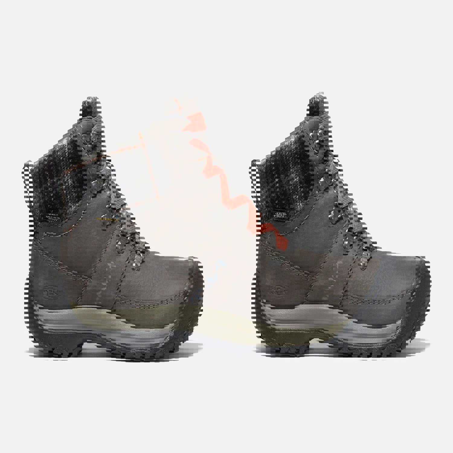 Women's Keen Kaci III Winter Waterproof Boot - Magnet/Black Plaid