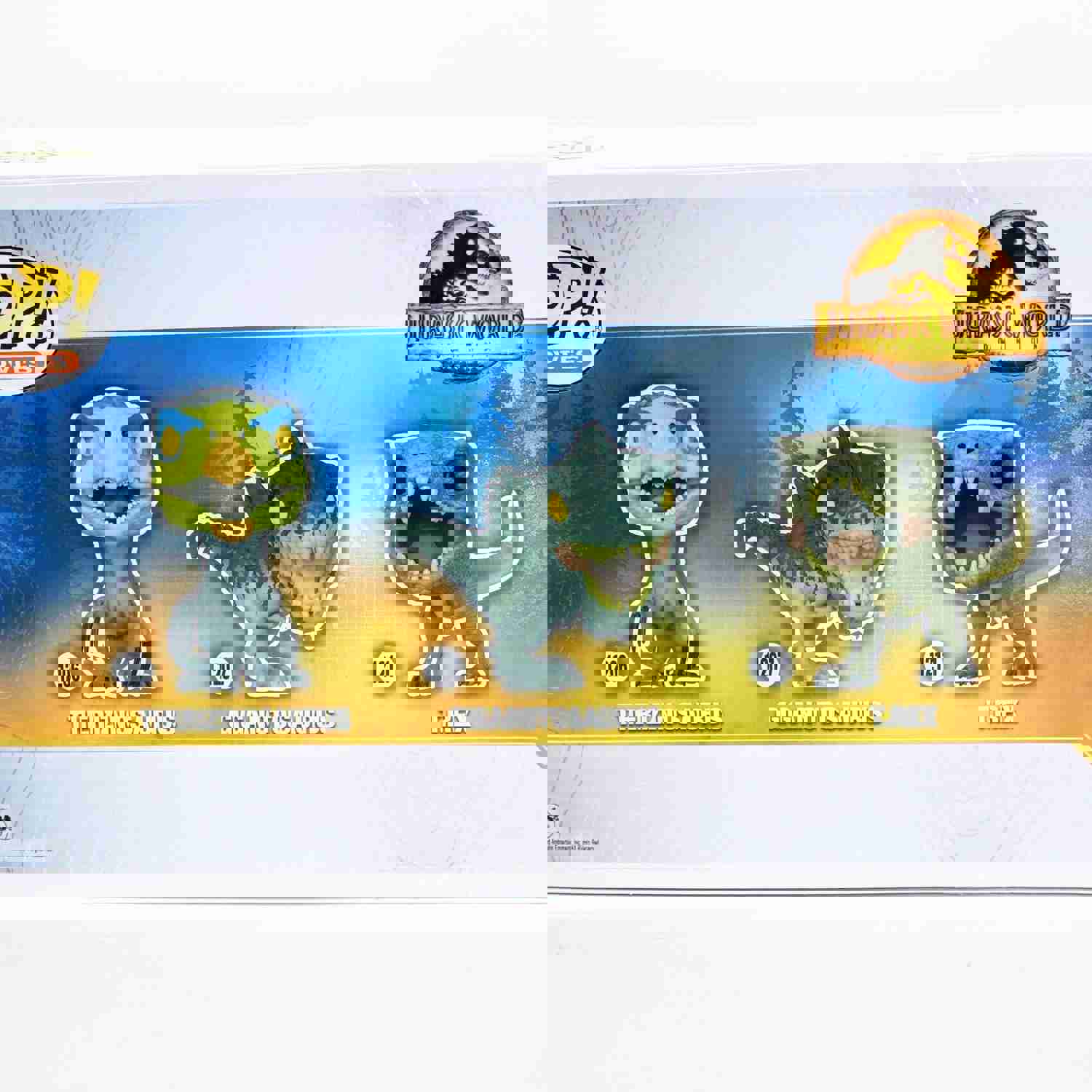 Funko Pop Movies Jurassic World Dominion Dinosaur T.Rex Giganotosaurus 3 Pack