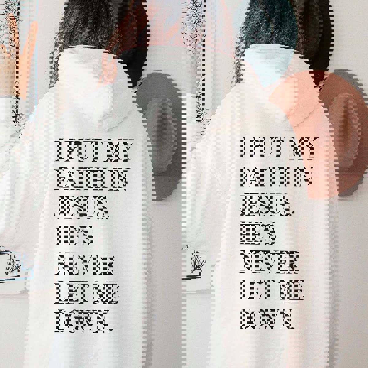 I Put My Faith In Jesus Hoodie - Religious Unisex Hoodie