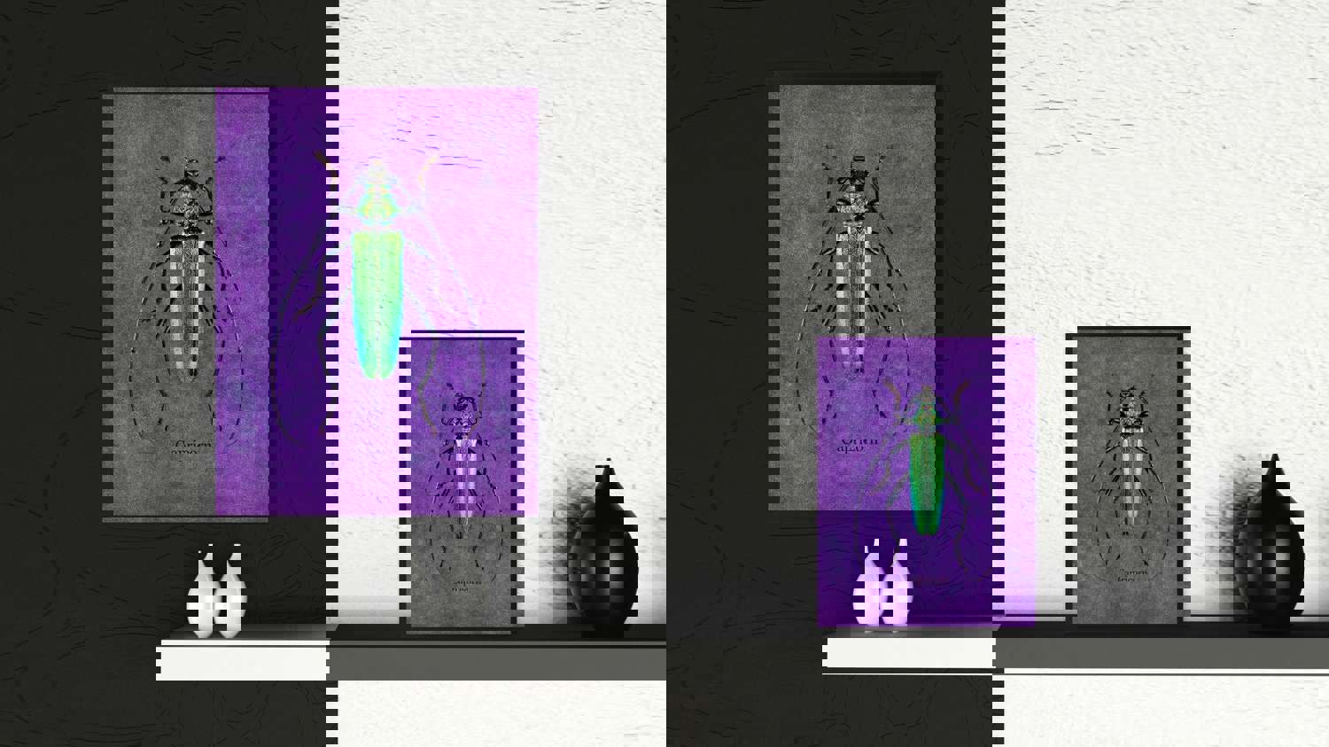 Capricorn Purple Canvas Print - Stylish Wall Art for Home and Office Decor