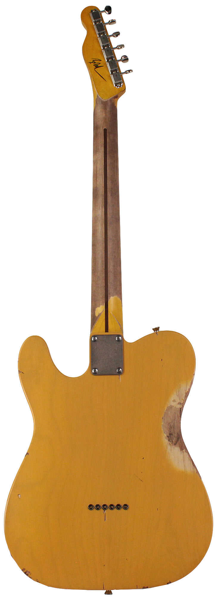Nash E-52 Guitar, Butterscotch Blonde, Medium Aging - Vintage Tele Model