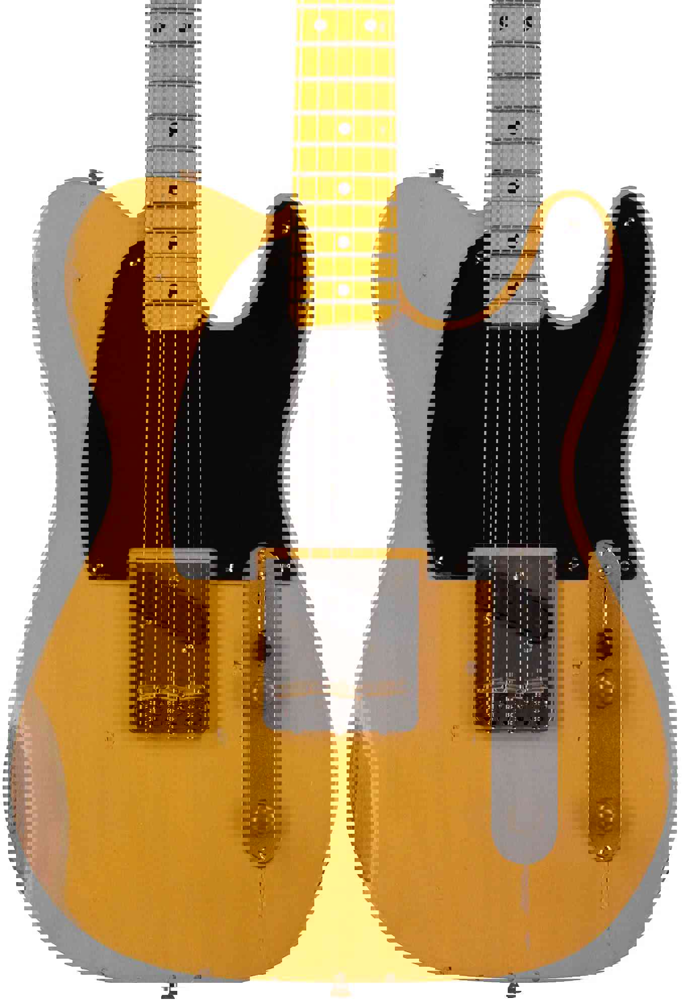 Nash E-52 Guitar, Butterscotch Blonde, Medium Aging - Vintage Tele Model