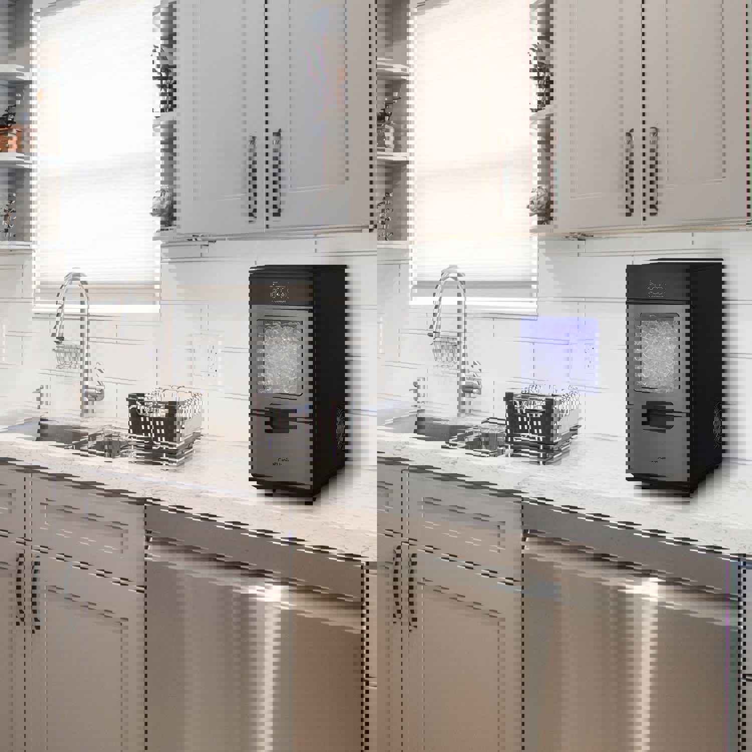 Newair 44lb. Nugget Countertop Ice Maker with Self-Cleaning Function