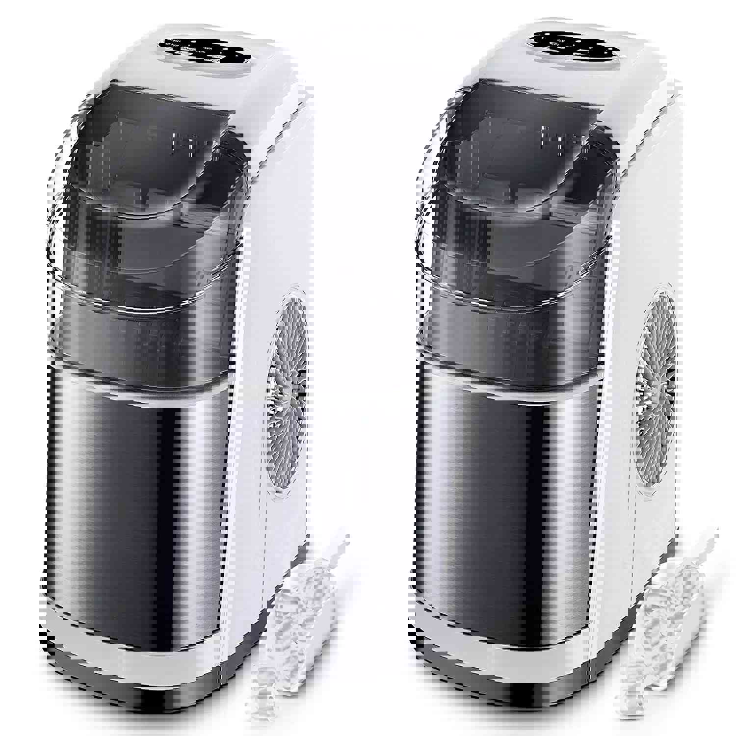 Dreamiracle Ice Maker Machine for Countertop, Self-Cleaning, 26Lbs/24H, 9 Ice in 6 Mins, Compact for Home/Party/Camping (Black)