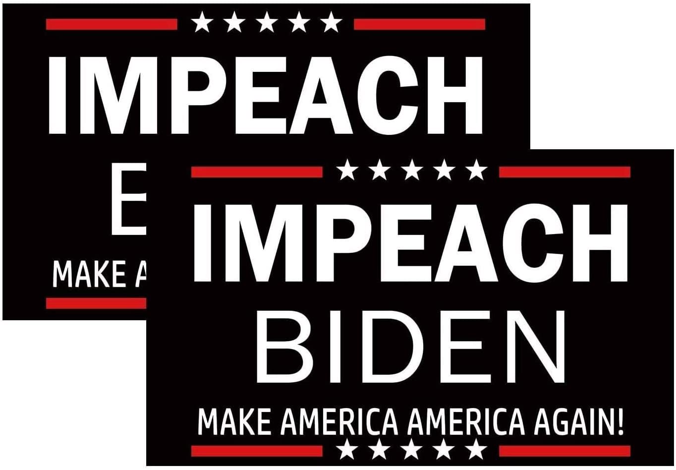 Anti Biden Sticker Decal - 2 Pack, 6×4 Inches, High Quality PVC