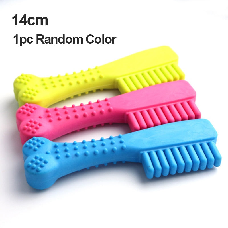 1PCS Rubber Chew Toy for Small Dogs - Teeth Cleaning & Training Pet Toy