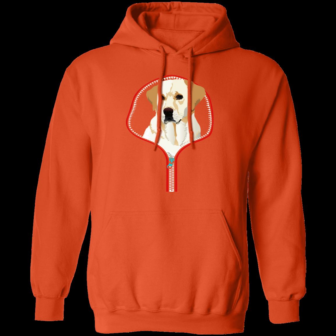 LABRADOR RETRIEVER ZIP-DOWN LADIES Pullover Hoodie - 8 oz, Unisex Sizing, Digital Print