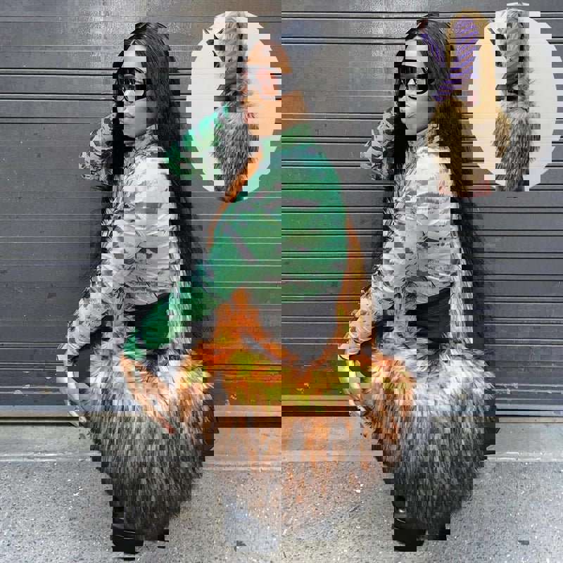 Winter Fleece Heart Shape Crossbody Bag for Women - Plush Large Capacity Love Shoulder Bag