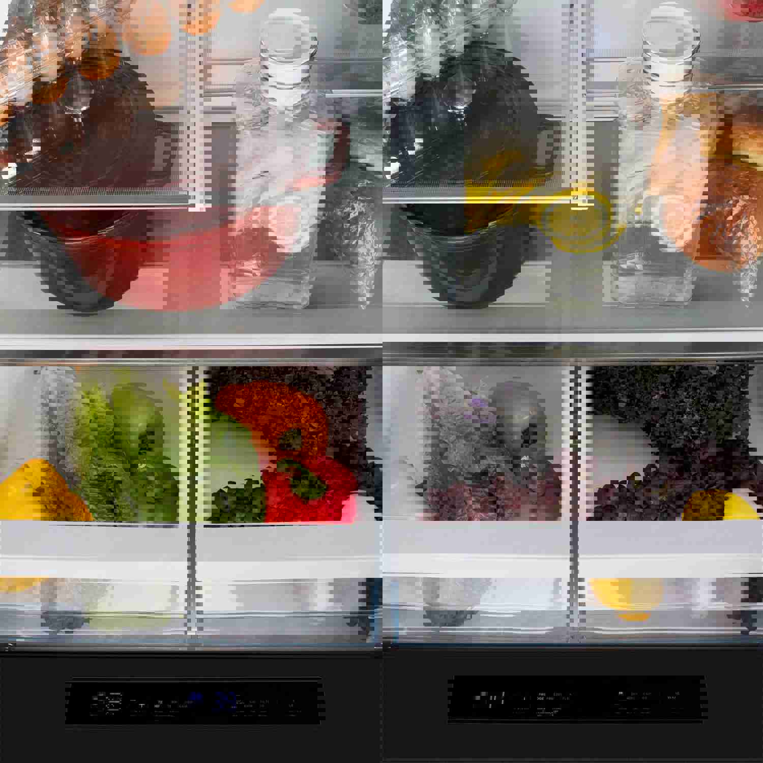 ZLINE 36 In. French Door Refrigerator with Water Dispenser and Ice Maker in Fingerprint Resistant Stainless Steel