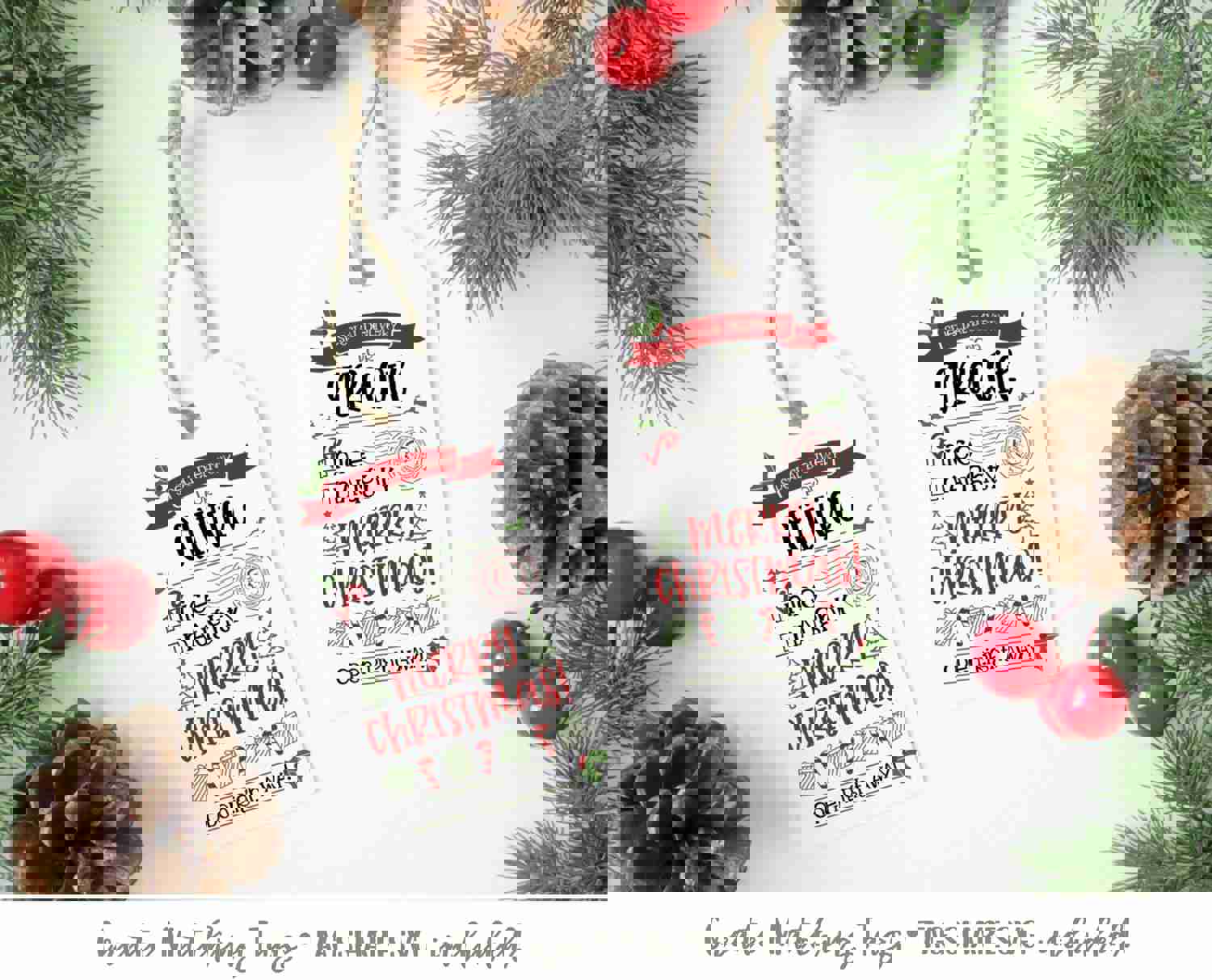 Santa Sack SVG Cut File for Christmas Crafts