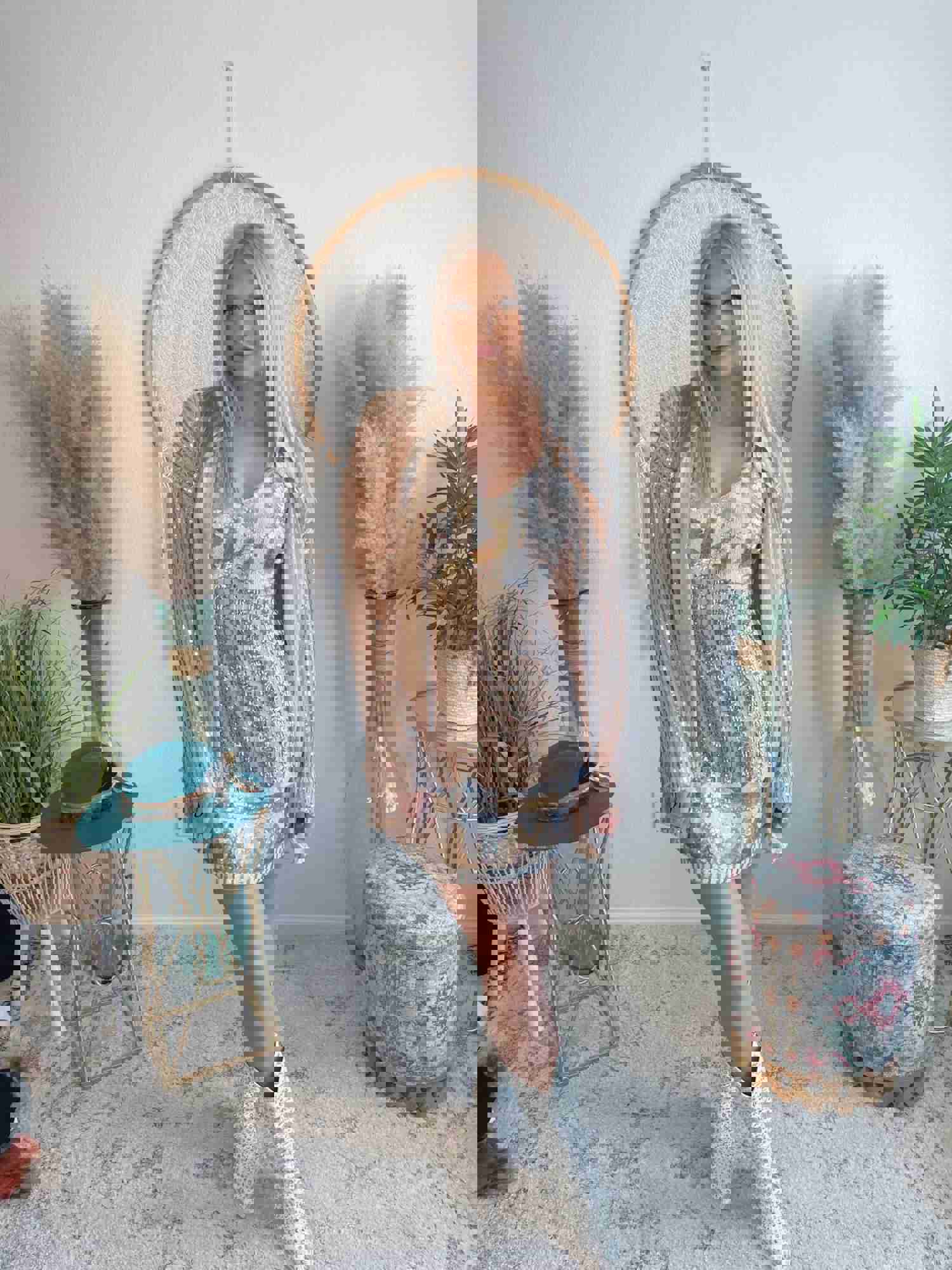 Rhinestone Cowgirl Studded Boots - Vegan Leather with Lightweight Heel