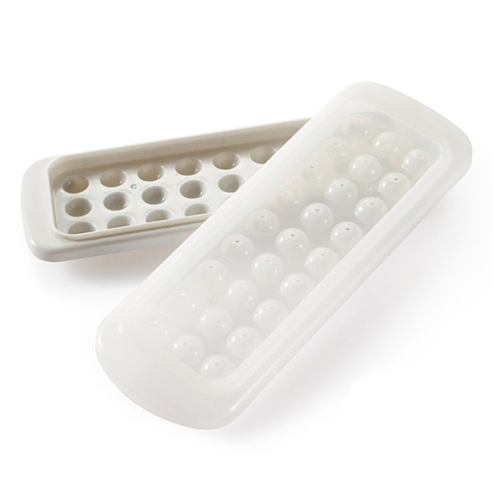 2pcs Round Ice Cube Tray with Lids - Perfect Ice Ball Maker Mold