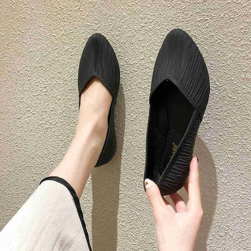 Kukombo Women's Low-top Waterproof Rain Boots - Fashion Jelly Shoes with Non-slip Sole