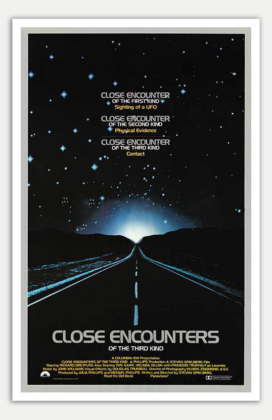 Close Encounters of the Third Kind - 11 x 17 Movie Poster (1977 Reprint)