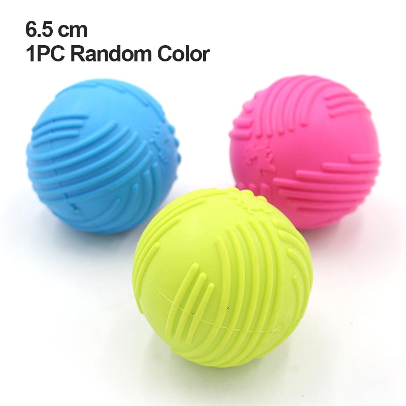 1PCS Rubber Chew Toy for Small Dogs - Teeth Cleaning & Training Pet Toy