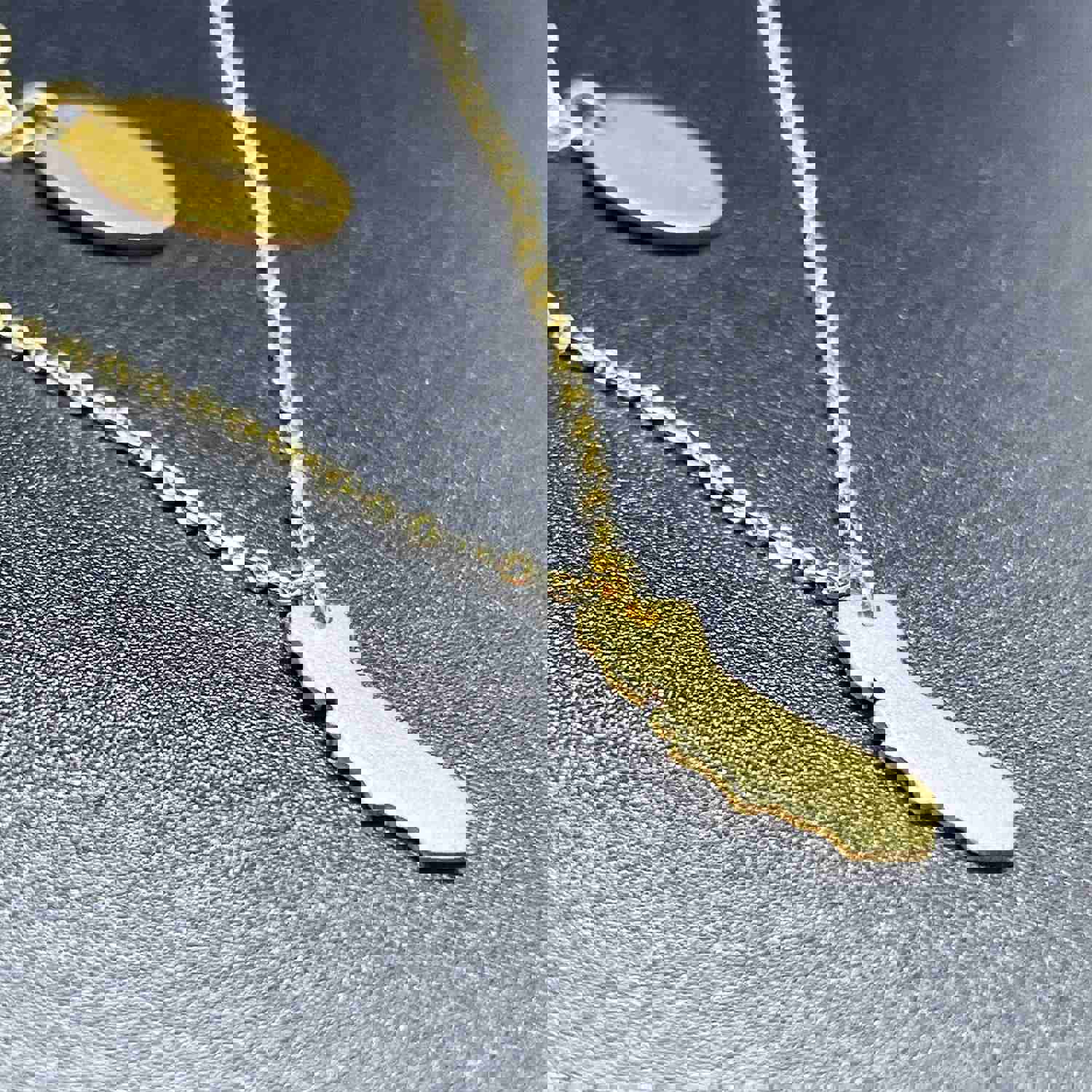 Kailifornia Necklace - Gold Filled Chain with California State Charm