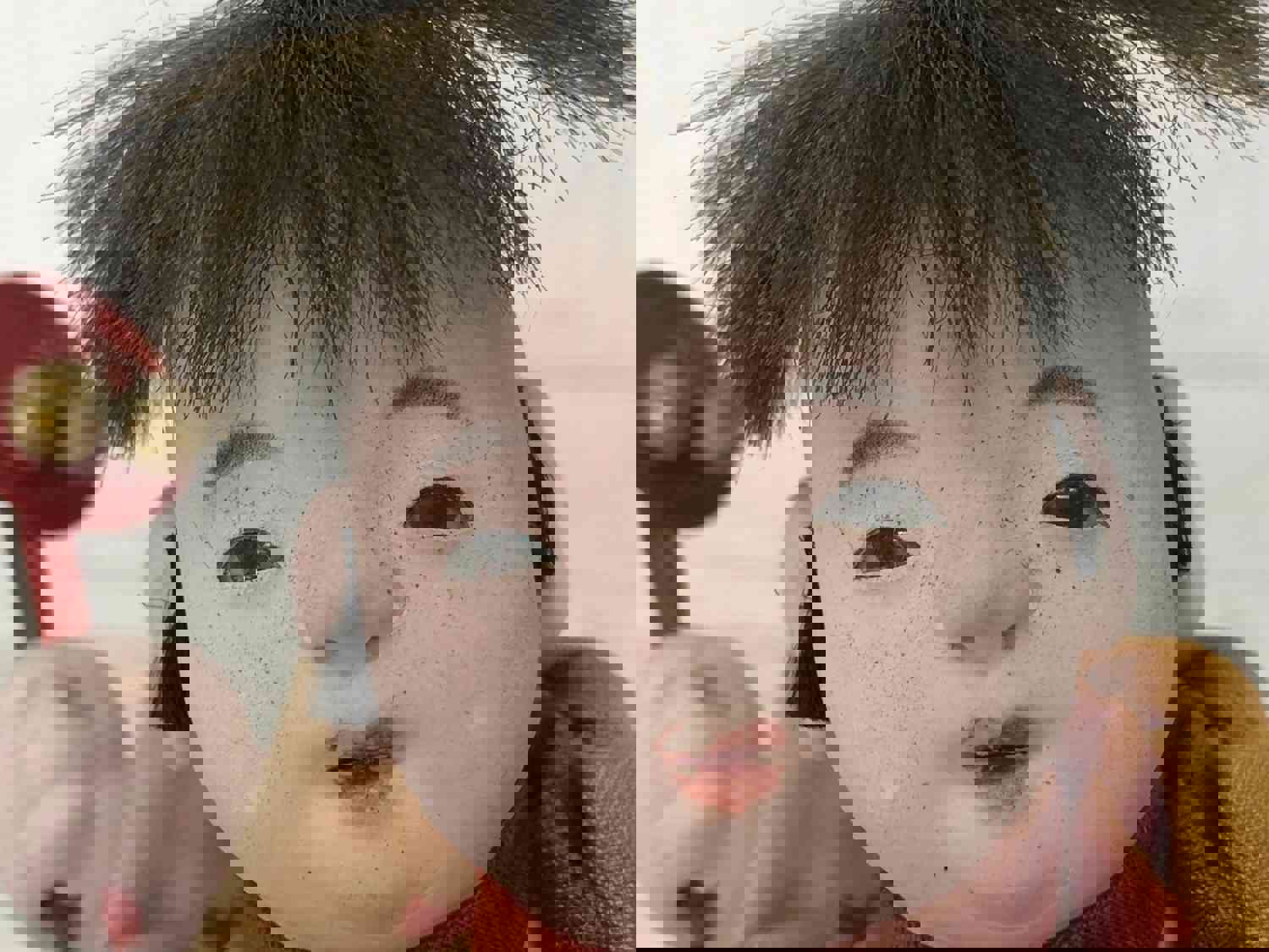 Y3578 NINGYO Crawling Baby Doll Toy Figure Figurine Japanese Vintage Antique