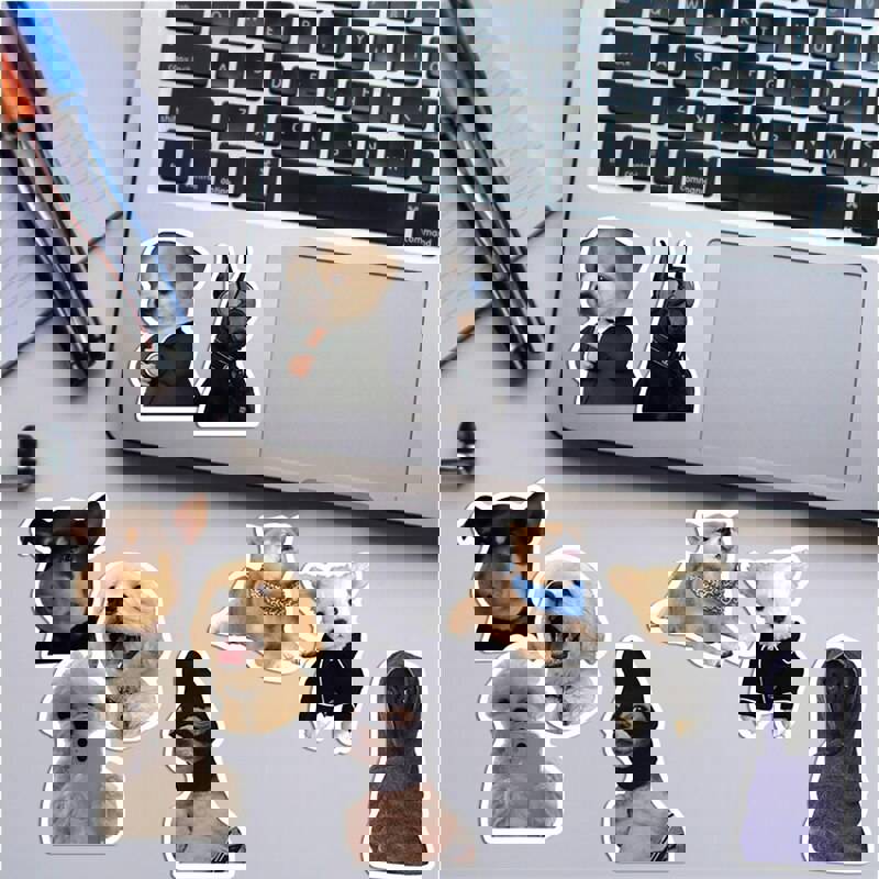 10/30/50 Pieces Dog Life Meme Sticker PVC Waterproof Aesthetic Diary Laptop Sketchbook Stickers