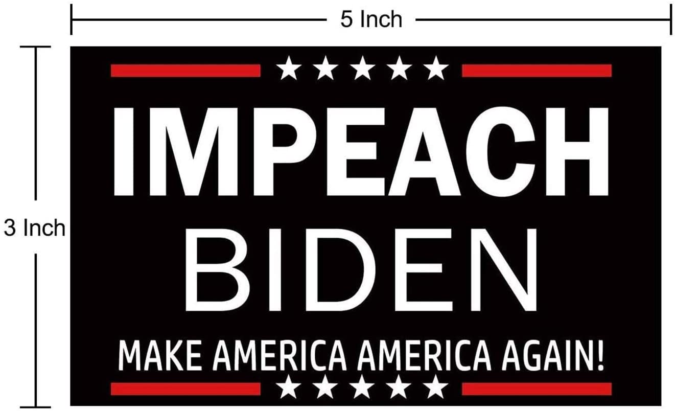 Anti Biden Sticker Decal - 2 Pack, 6×4 Inches, High Quality PVC
