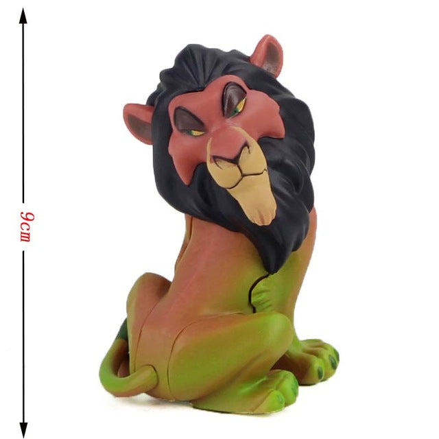 3Styles Anime Movie Action Figure Villains Malefice Jafar The Lion King Scar PVC Model Toys Dolls Birthday Gift for Children