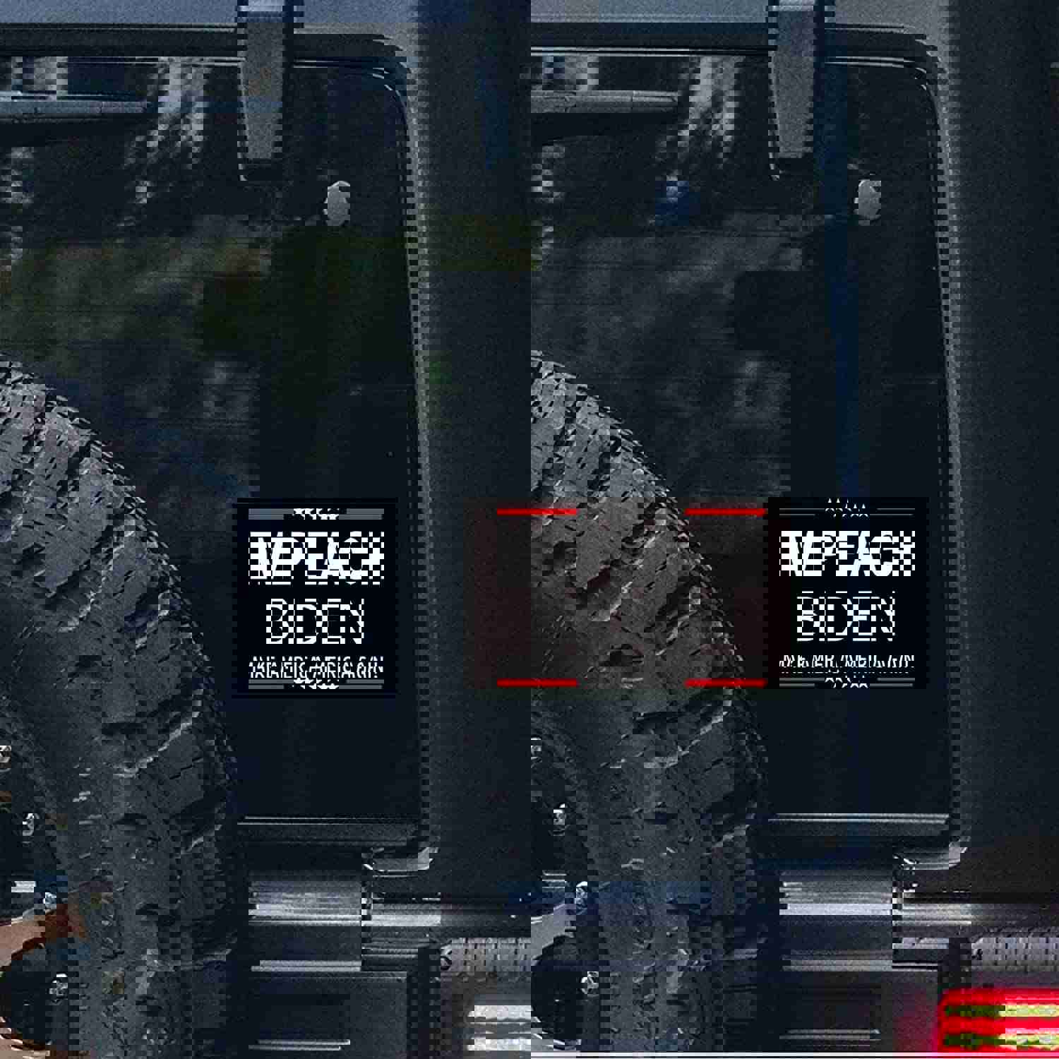 Anti Biden Sticker Decal - 2 Pack, 6×4 Inches, High Quality PVC