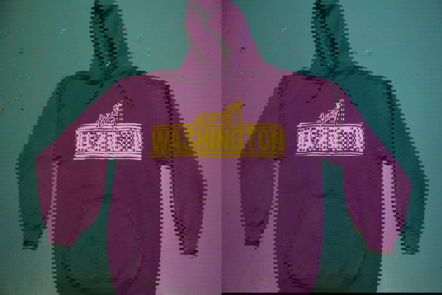 University of Washington UW Vintage 90s Hoodie Jantzen Huskies Sweatshirt